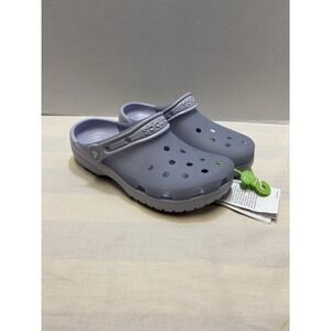 NEW Crocs Classic Frosted Clogs Purple Moon Slip On Sandals Women's Size 7 NWT